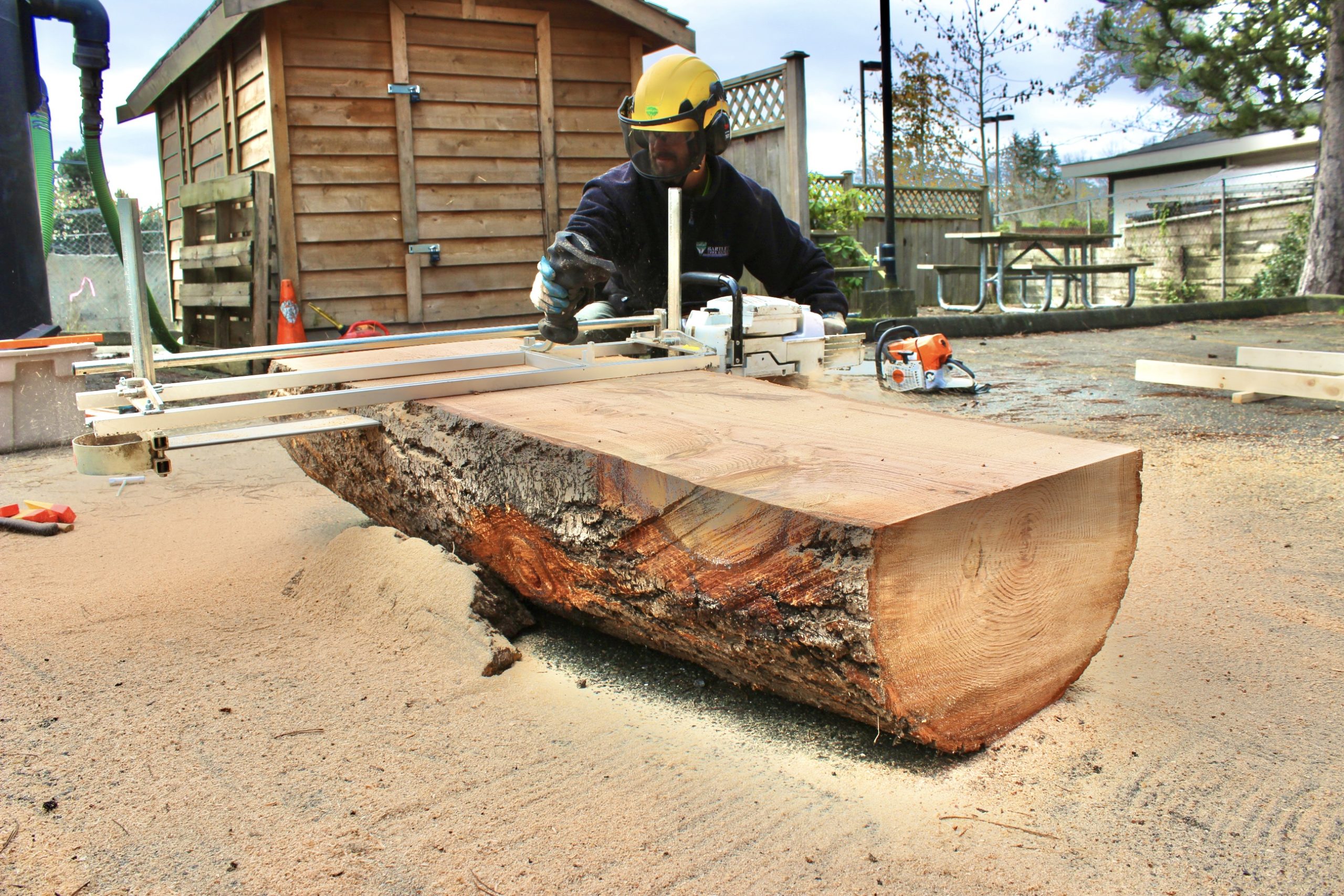 Alaskan saw mill Grizzly Tree Experts